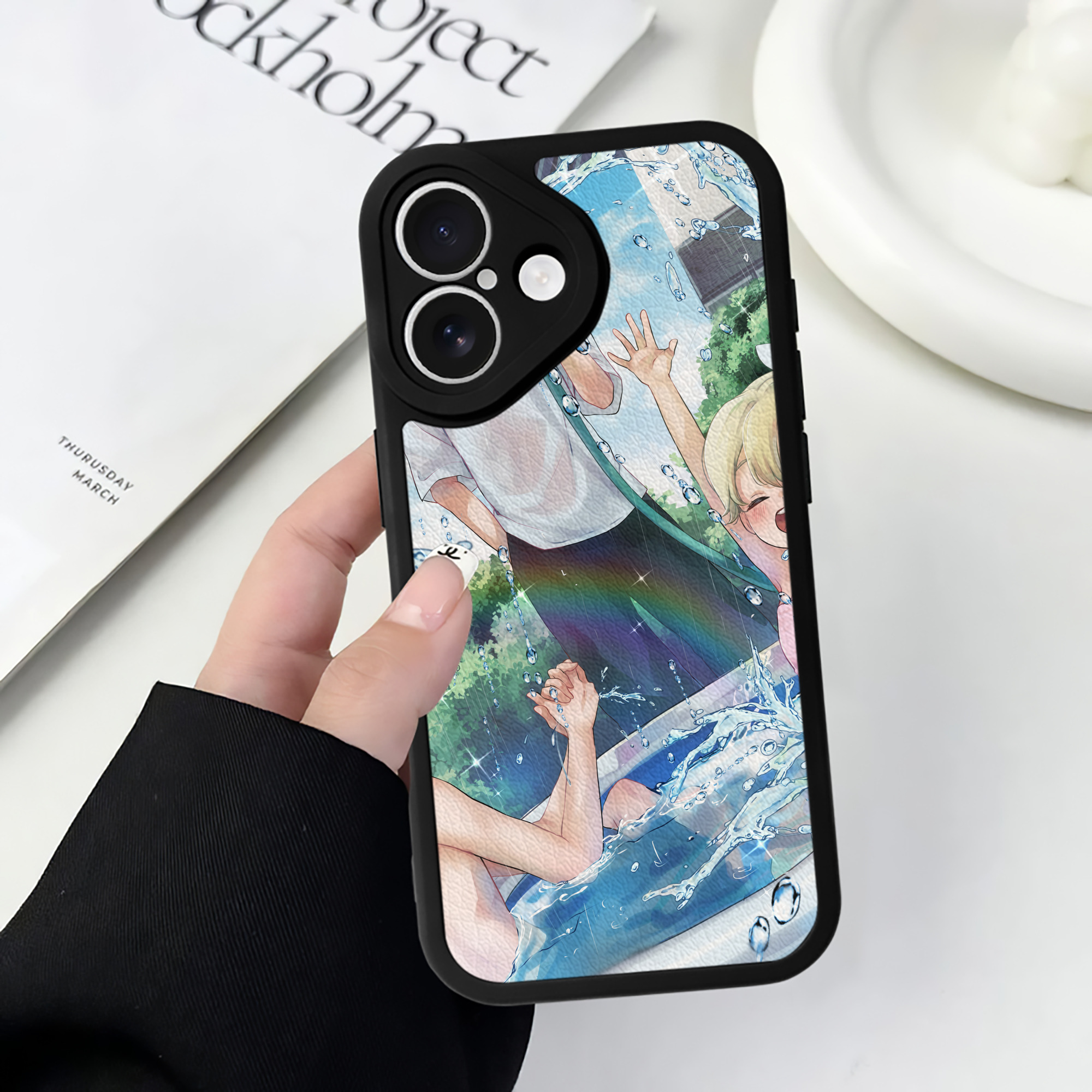 （画像用） 東京リベンジャーズ Tokyo Revengers 【iPhone 16シリーズ対応】シリコンスマホケース（レザー調） 材質：シリコン